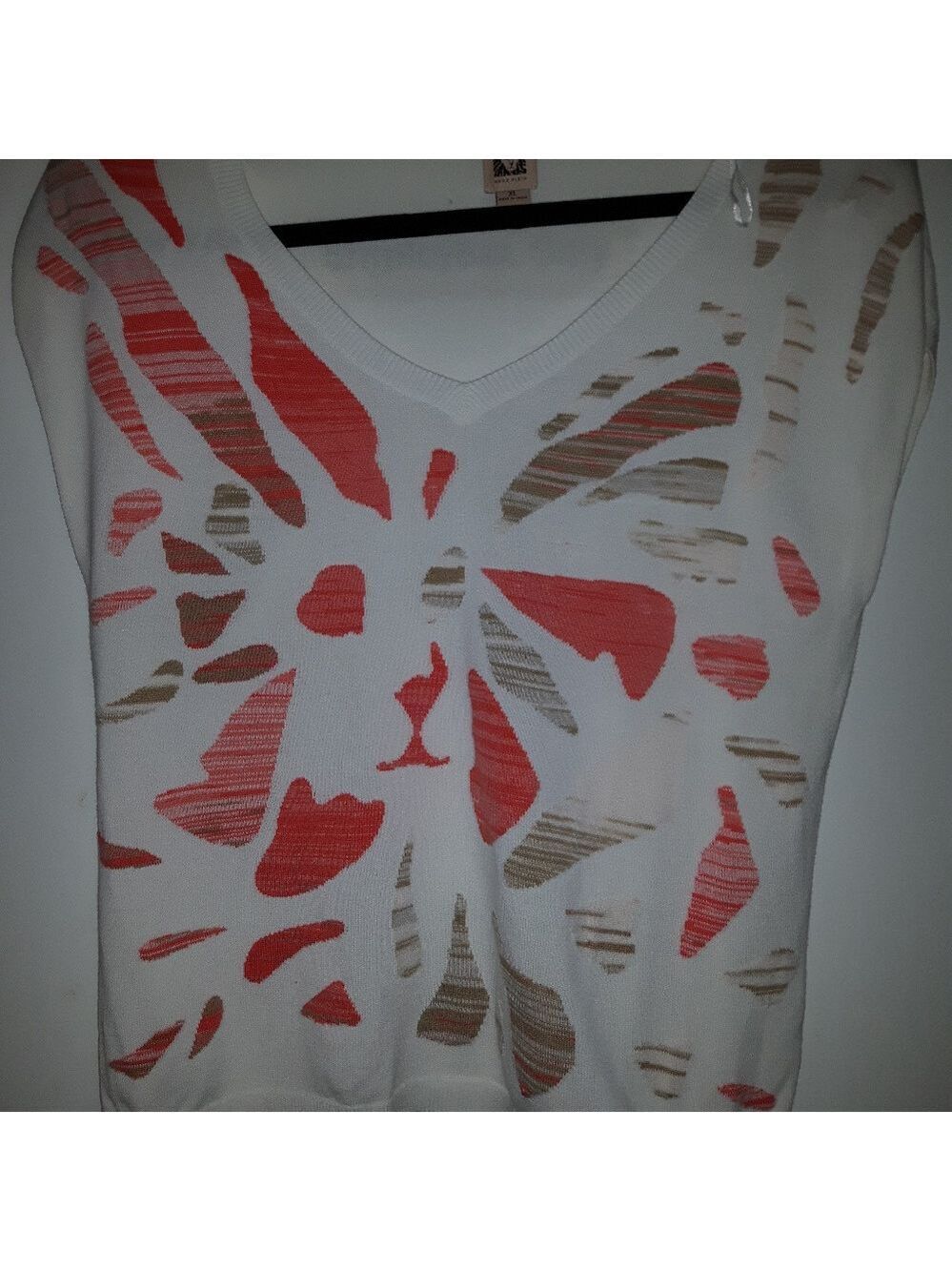 Anne Klein Cap sleeve sweater XL